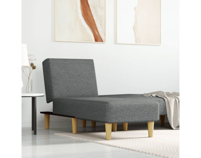Sonata H Кушетка, тъмносива, текстил