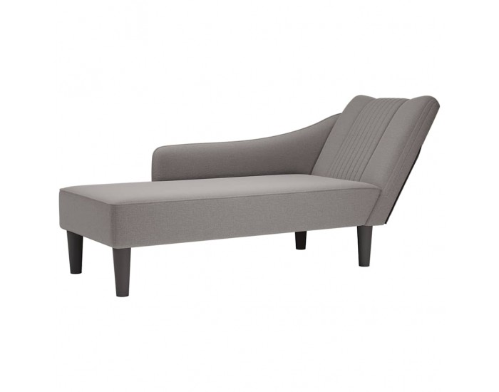 Sonata H Шезлонг с десен подлакътник Taupe Fabric