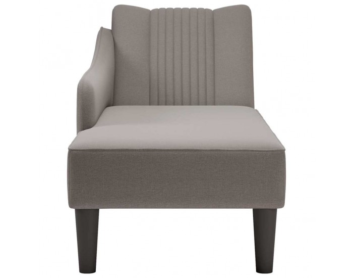 Sonata H Шезлонг с десен подлакътник Taupe Fabric