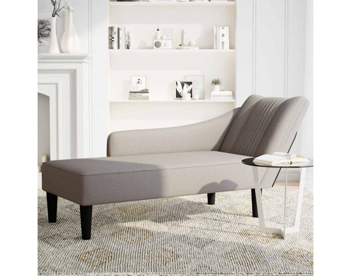 Sonata H Шезлонг с десен подлакътник Taupe Fabric