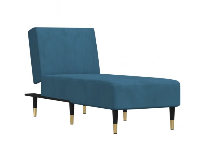 Sonata H Кушетка, синя, кадифе