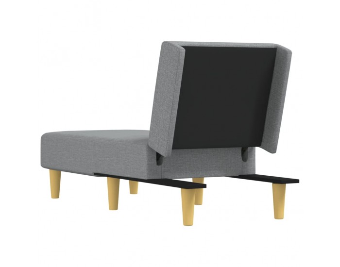 Sonata H Кушетка, светлосива, текстил