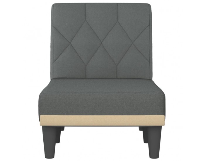 Sonata H Кушетка, тъмносива, текстил