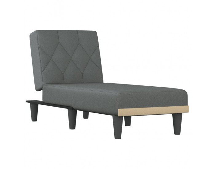 Sonata H Кушетка, тъмносива, текстил
