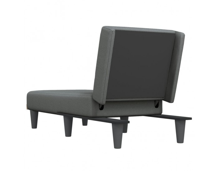 Sonata H Кушетка, тъмносива, текстил