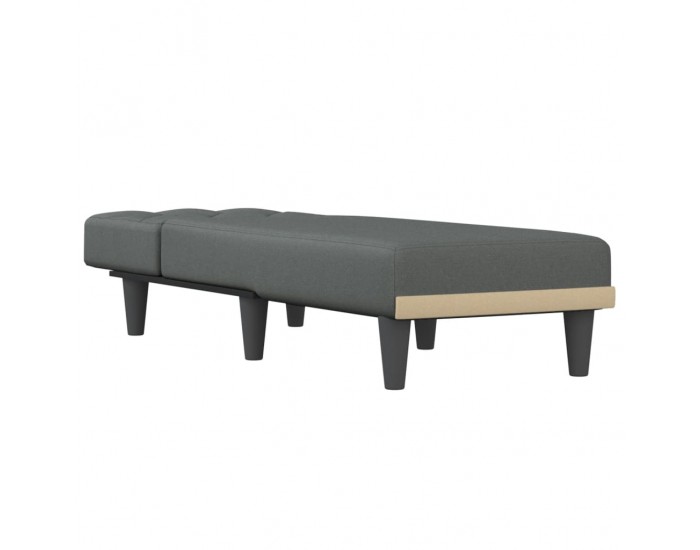 Sonata H Кушетка, тъмносива, текстил