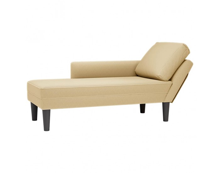 Sonata H Шезлонг с възглавница сивозелен велурен плат Sonata H Шезлонг с възглавница сивозелен велурен плат