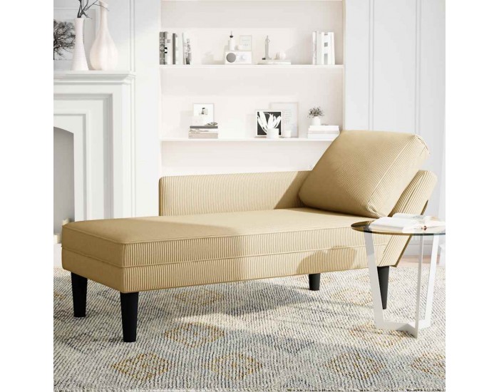 Sonata H Шезлонг с възглавница сивозелен велурен плат Sonata H Шезлонг с възглавница сивозелен велурен плат