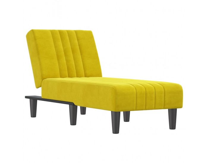 Sonata H Кушетка, жълта, кадифе
