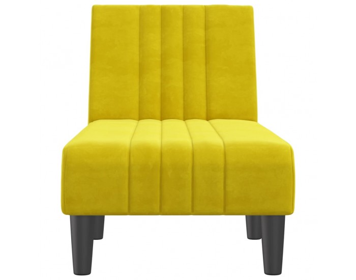 Sonata H Кушетка, жълта, кадифе