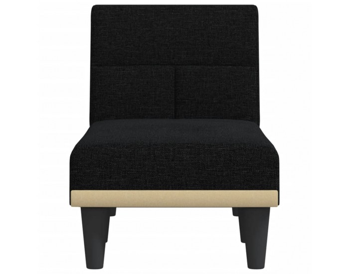 Sonata H Кушетка, черна, текстил