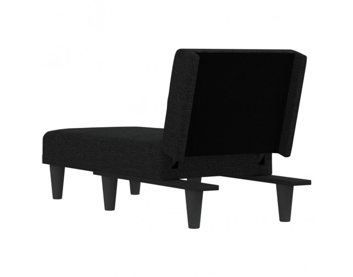 Sonata H Кушетка, черна, текстил