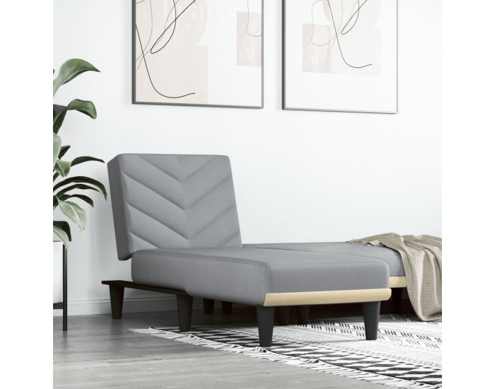 Sonata H Кушетка, светлосива, текстил