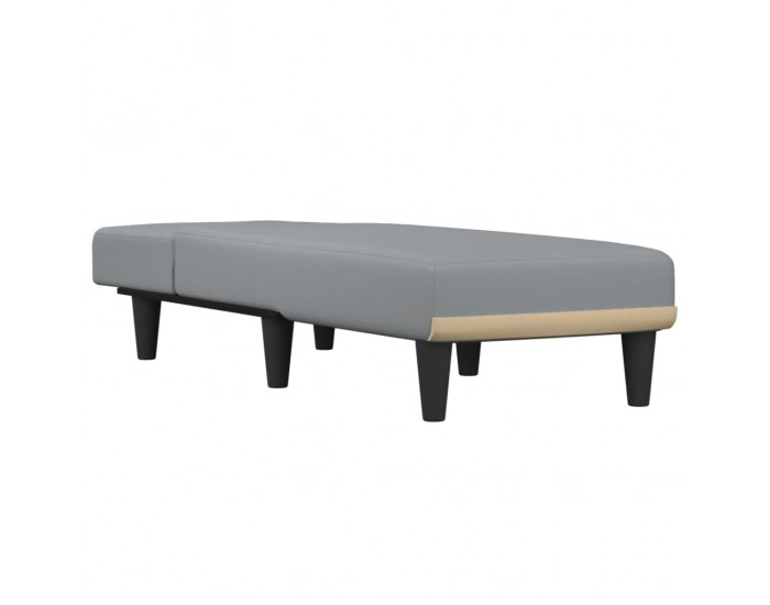 Sonata H Кушетка, светлосива, текстил