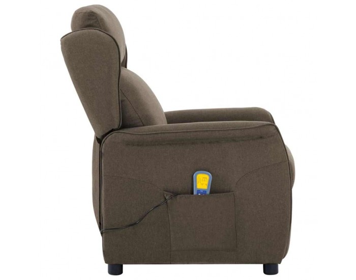 Sonata H Масажен стол с възглавница Таупе 67.5 x 93.5 x 101.5 см текстил