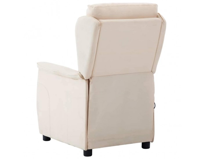 Sonata H Масажен стол с възглавница Крем 67.5 x 93.5 x 101.5 см текстил