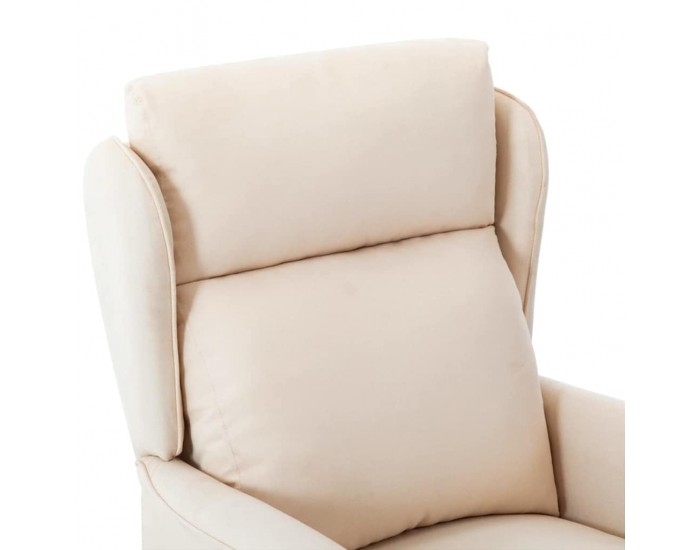 Sonata H Масажен стол с възглавница Крем 67.5 x 93.5 x 101.5 см текстил