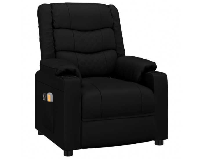 Sonata H Електрически масажен стол, черен, изкуствена кожа