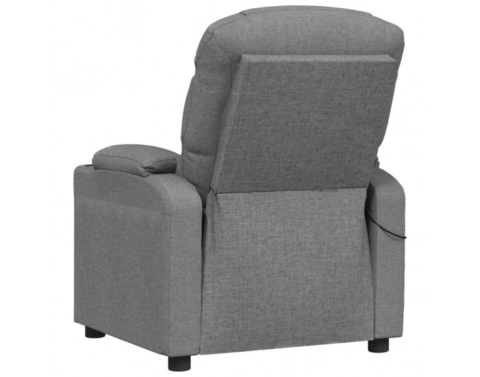 Sonata H Масажен стол, светлосив, текстил