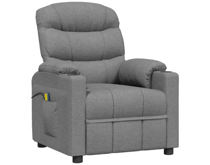 Sonata H Масажен стол, светлосив, текстил