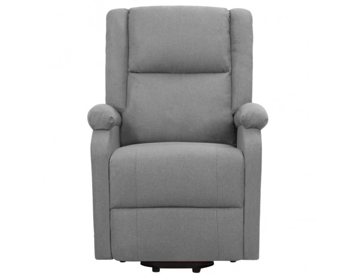 Sonata H Изправящ масажен стол, светлосив, текстил