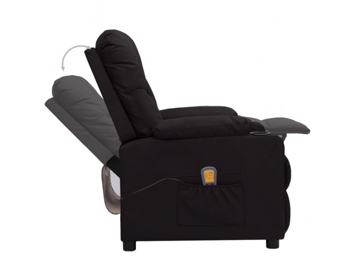 Sonata H Масажен стол, черен, изкуствена кожа