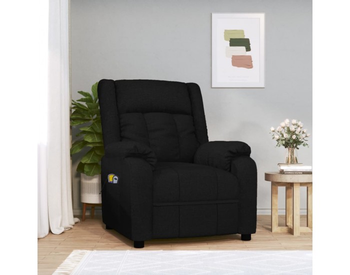 Sonata H Електрически масажен стол, черен, текстил