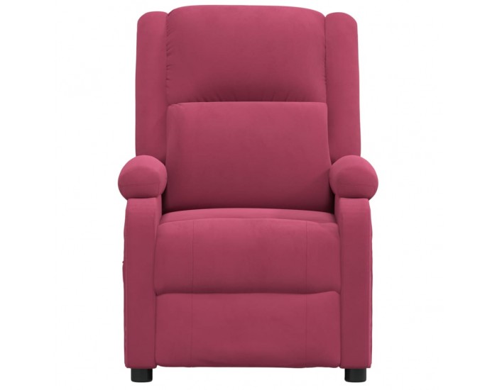 Sonata H Електрически масажен стол, виненочервен, кадифе