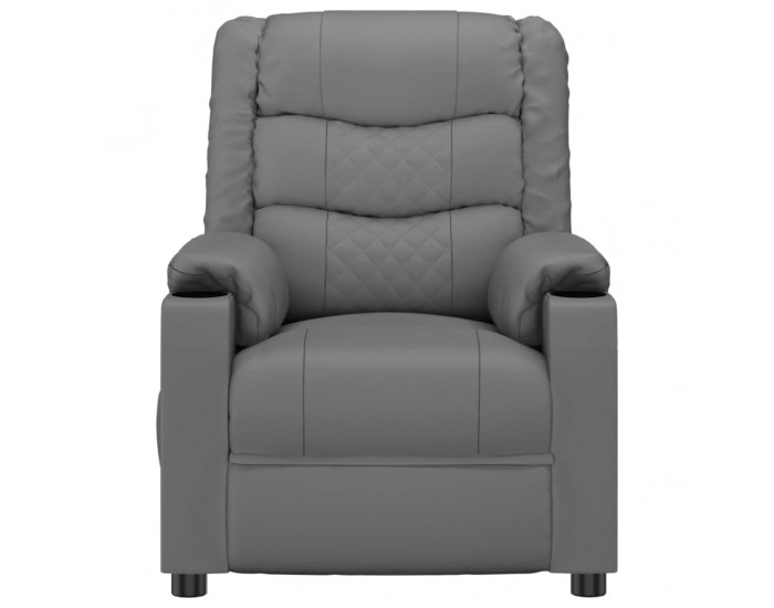 Sonata H Масажен стол, сив, изкуствена кожа