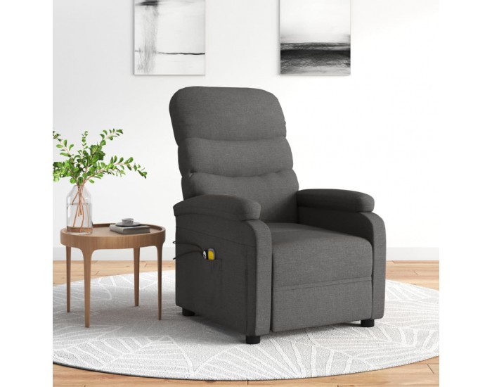 Sonata H Електрически масажен стол, тъмносив, текстил