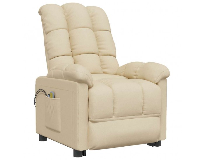 Sonata H Електрически масажен стол, кремав, текстил