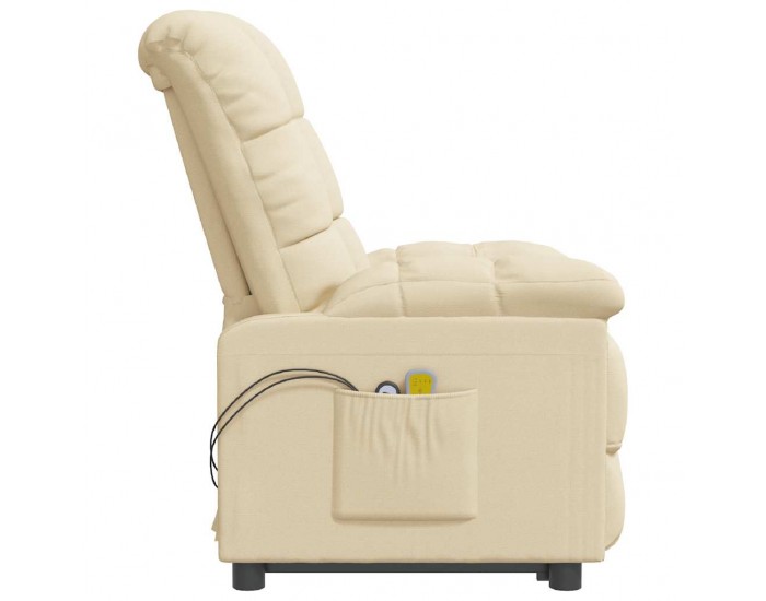 Sonata H Електрически масажен стол, кремав, текстил