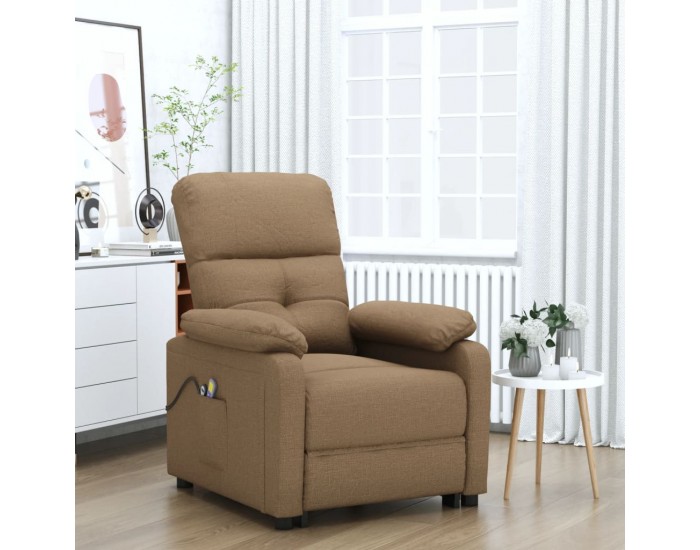 Sonata H Електрически масажен стол, кафяв, текстил