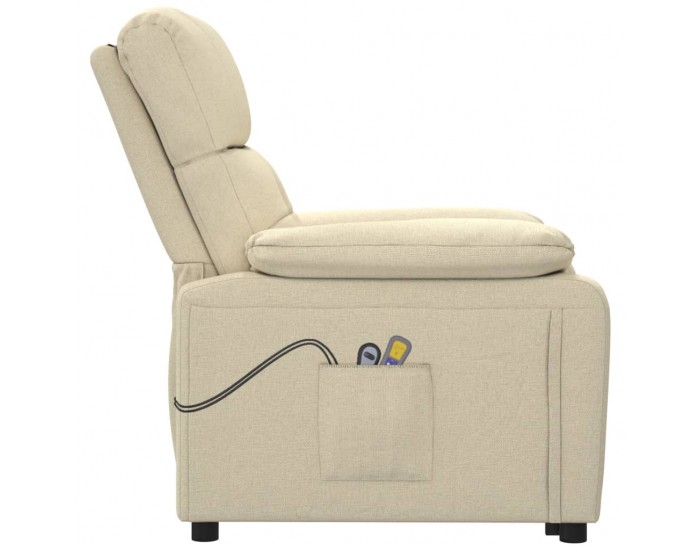 Sonata H Електрически масажен стол, кремав, текстил