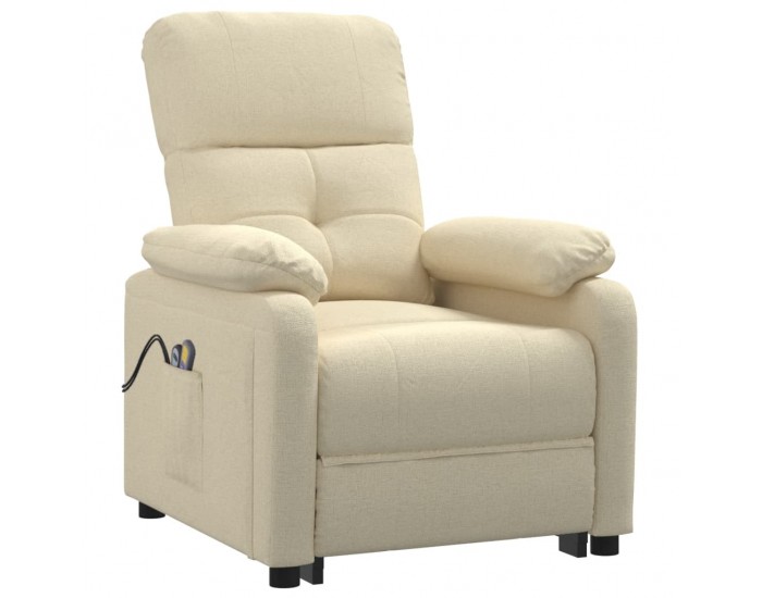 Sonata H Електрически масажен стол, кремав, текстил