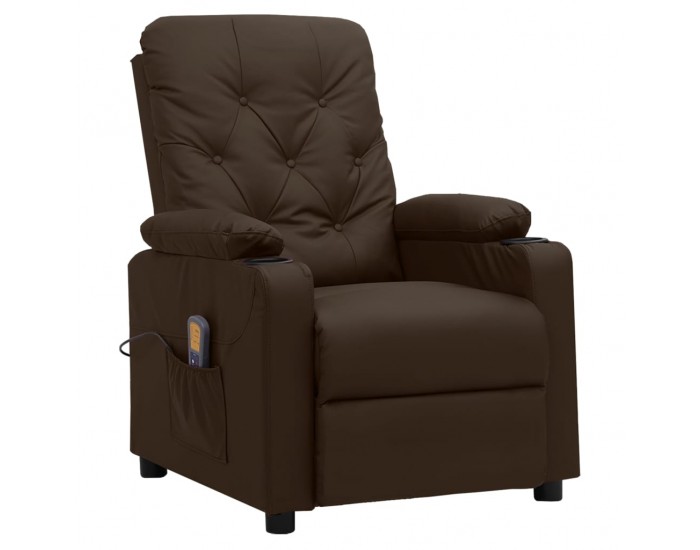 Sonata H Електрически стол, кафяв, изкуствена кожа