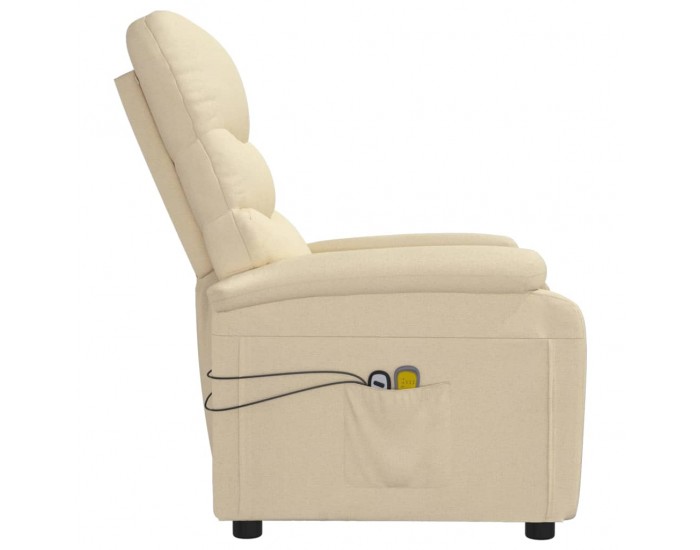 Sonata H Електрически масажен стол, кремав, текстил