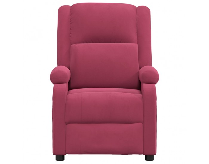 Sonata H Масажен стол, виненочервен, кадифе