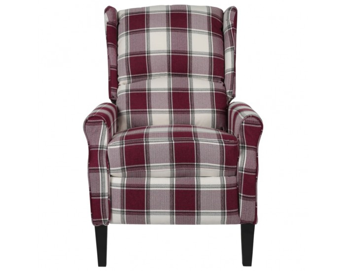 Sonata H Масажен наклоняем стол, червен, текстил