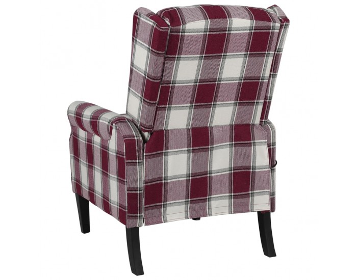 Sonata H Масажен наклоняем стол, червен, текстил