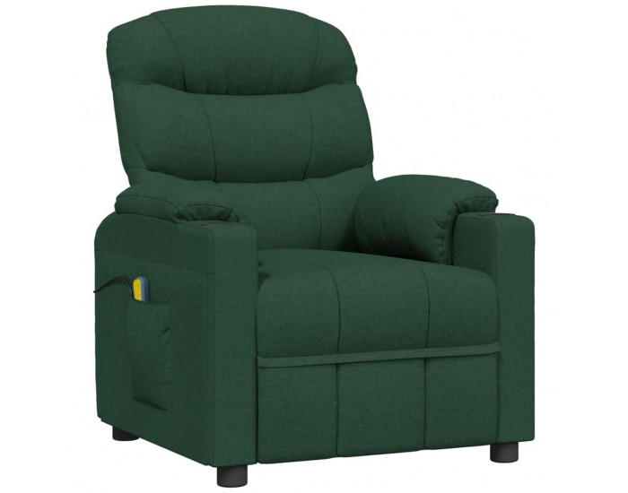 Sonata H Масажен стол, тъмнозелен, текстил