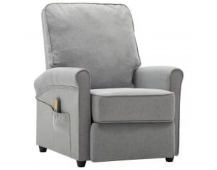 Sonata H Масажен стол, светлосив, текстил