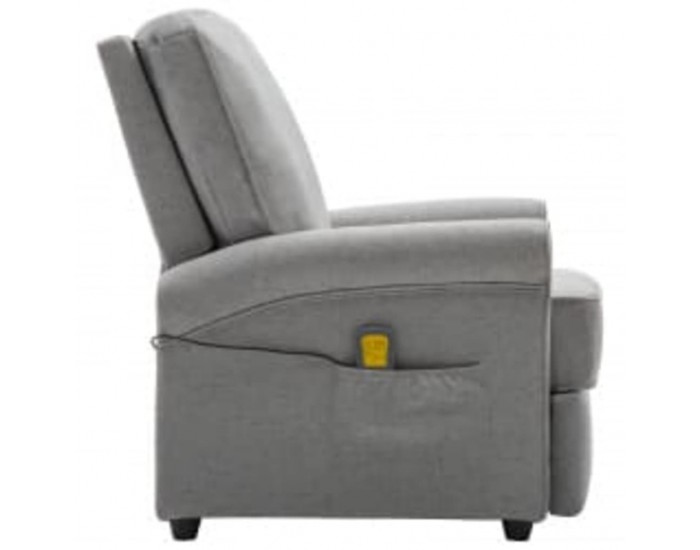 Sonata H Масажен стол, светлосив, текстил