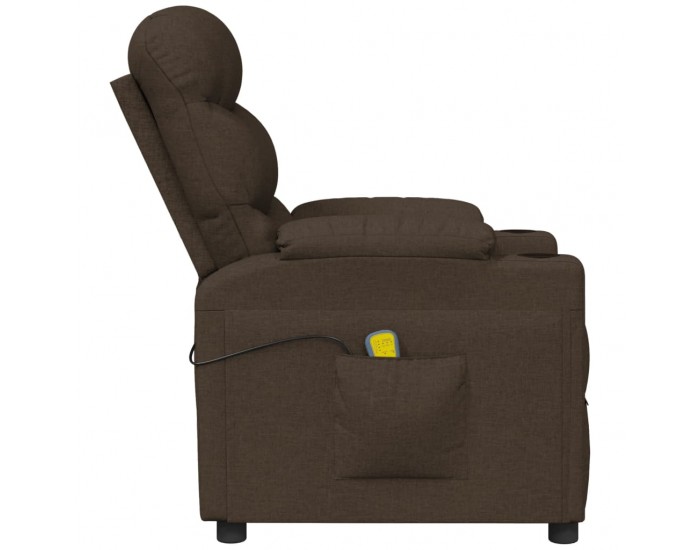 Sonata H Масажен стол, тъмнокафяв, текстил