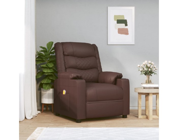 Sonata H Електрически стол, кафяв, изкуствена кожа