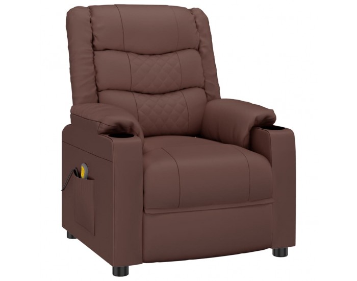 Sonata H Електрически стол, кафяв, изкуствена кожа