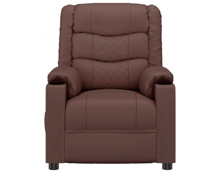 Sonata H Електрически стол, кафяв, изкуствена кожа