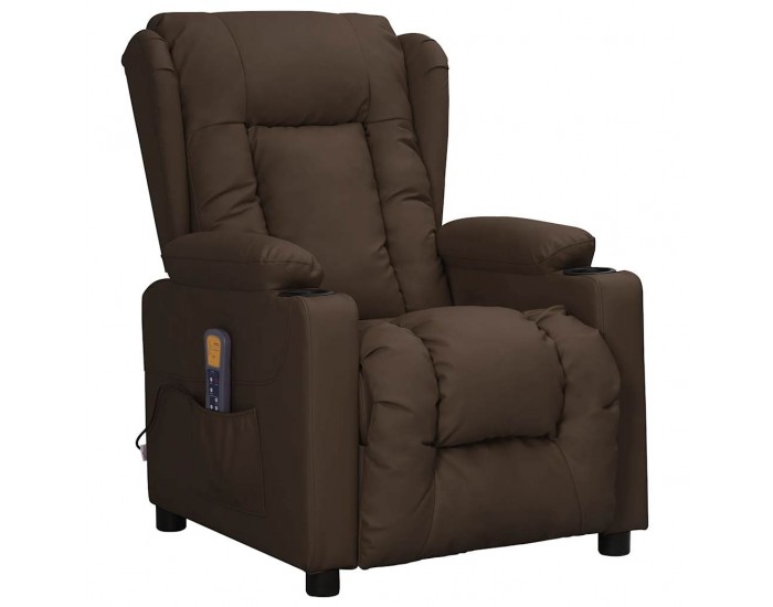 Sonata H Електрически стол, кафяв, изкуствена кожа