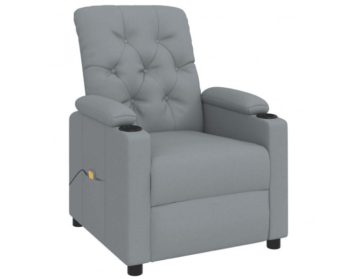 Sonata H Масажен стол, светлосив, текстил