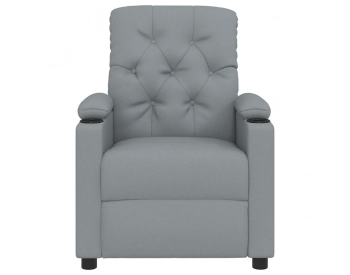 Sonata H Масажен стол, светлосив, текстил